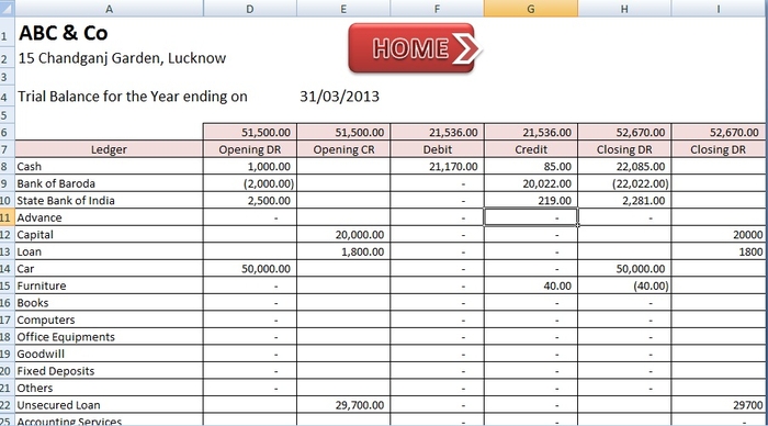 Microsoft Excel Templates For Bookkeeping