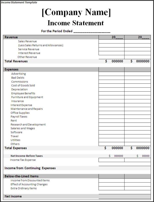 Free Income And Expense Forms Income And Expense Statement Template Expense Spreadsheet Income Statement Template Income Spreadsheet Spreadsheet Templates for Busines