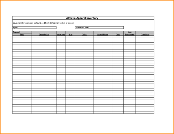 Free Printable Inventory Sheets Inventory Spreadsheet Template Inventory Spreadsheet Spreadsheet Templates for Busines