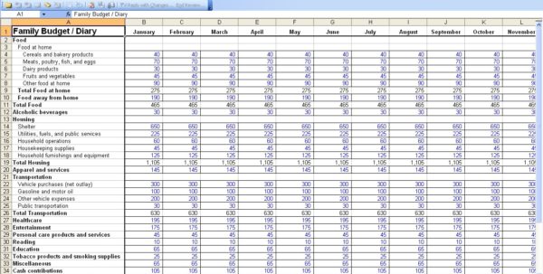 excel business budget template free