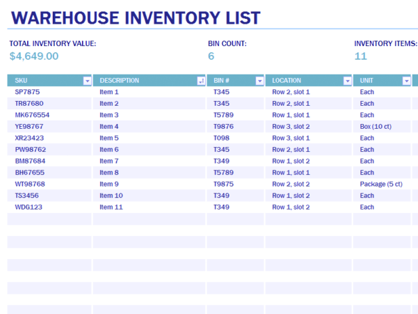 Excel Inventory Template With Formulas Sample Excel File Inventory Excel Spreadsheet Templates Inventory Spreadsheet Microsoft Spreadsheet Template Spreadsheet Templates for Busines