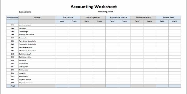 simple spreedsheet