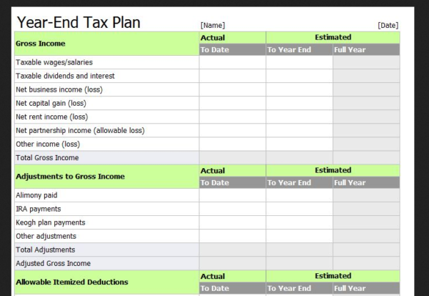 Tax Return Spreadsheet Template Tax Spreadsheet Spreadsheet Templates