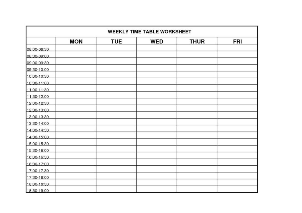 Time Management Spreadsheet Template Spreadsheet Templates for Business