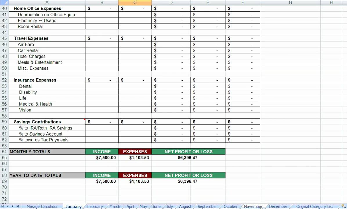 Spreadsheet For Tax Expenses Expense Spreadsheet Spreadsheet Templates