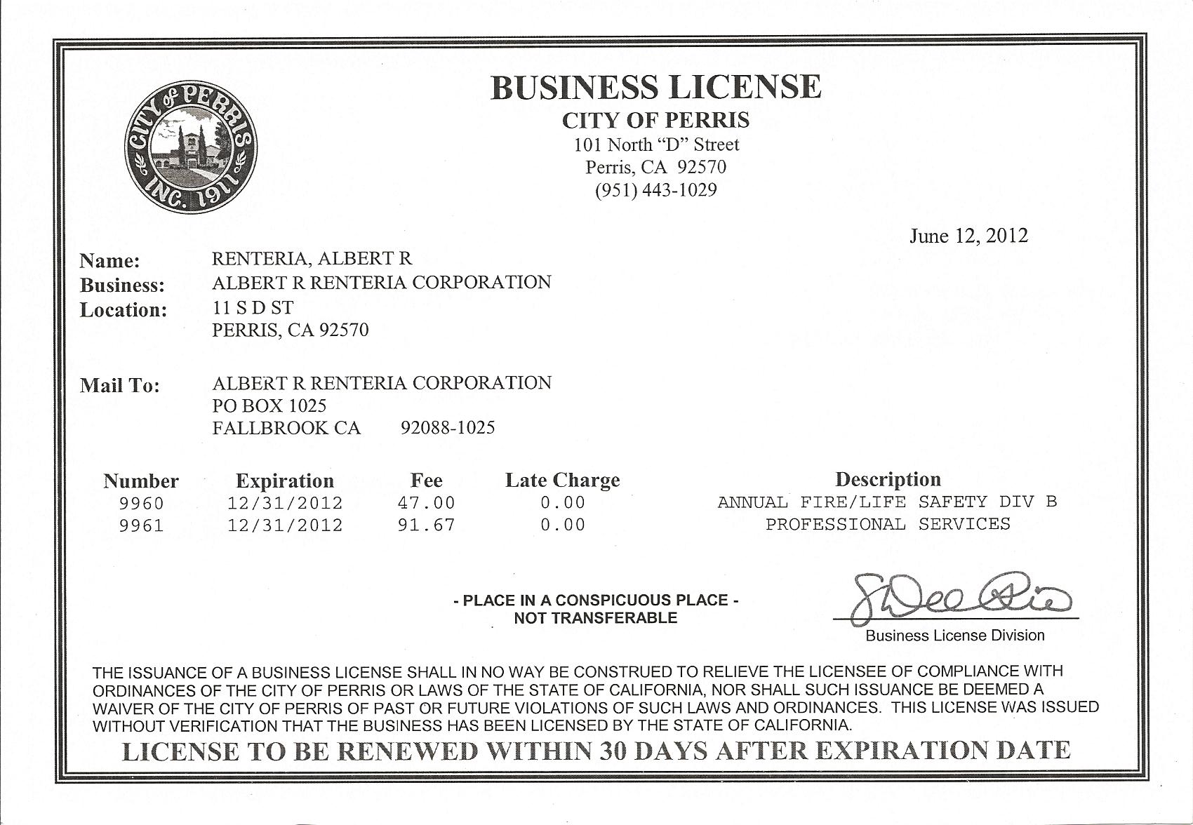Business License Henrico Va
