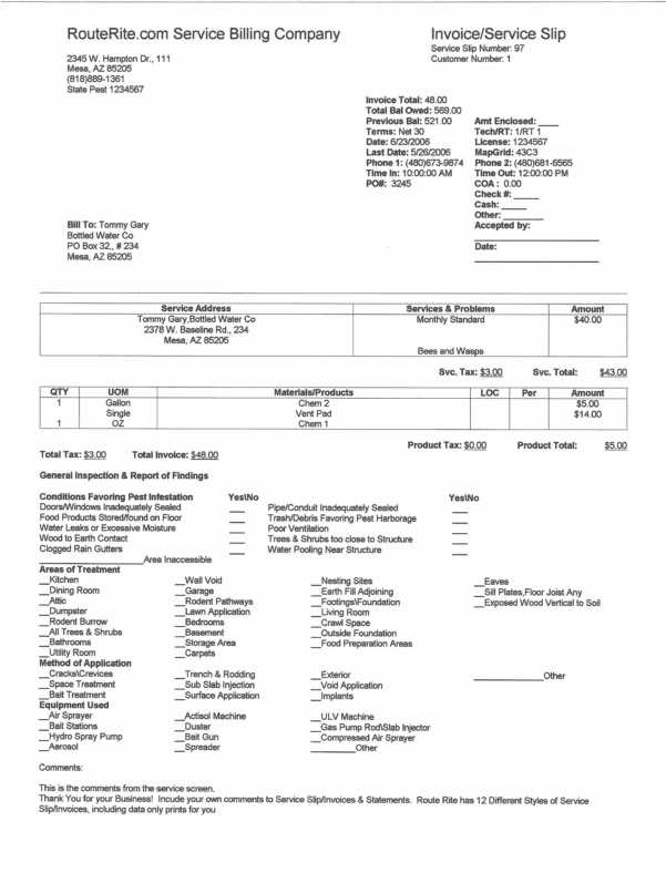 Handyman Invoice Template Pdf PDF Template