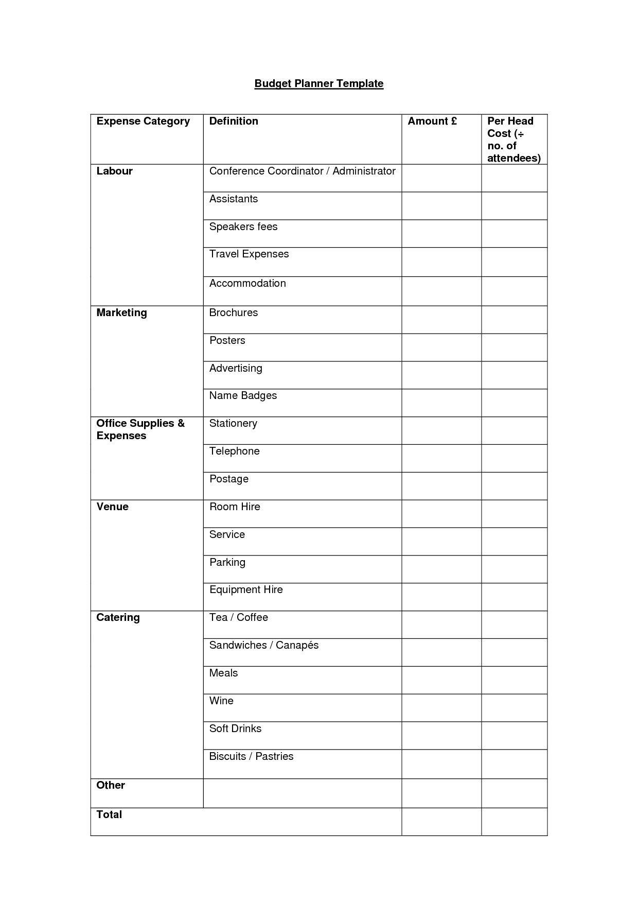 Monthly Budget Planner Template Free Download Example Of Spreadshee Monthly Budget Planner