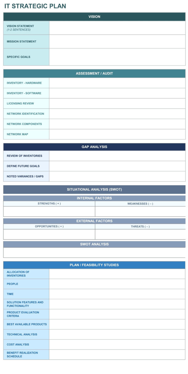 Microsoft Word Project Management Template