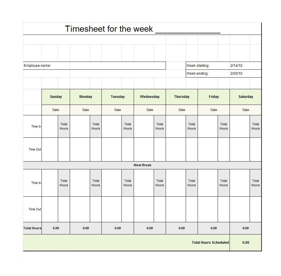 Employee Time Tracking Spreadsheet Template Tracking Spreadshee