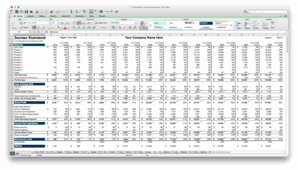 Financial Planning Excel Sheet Expense Spreadshee financial planner