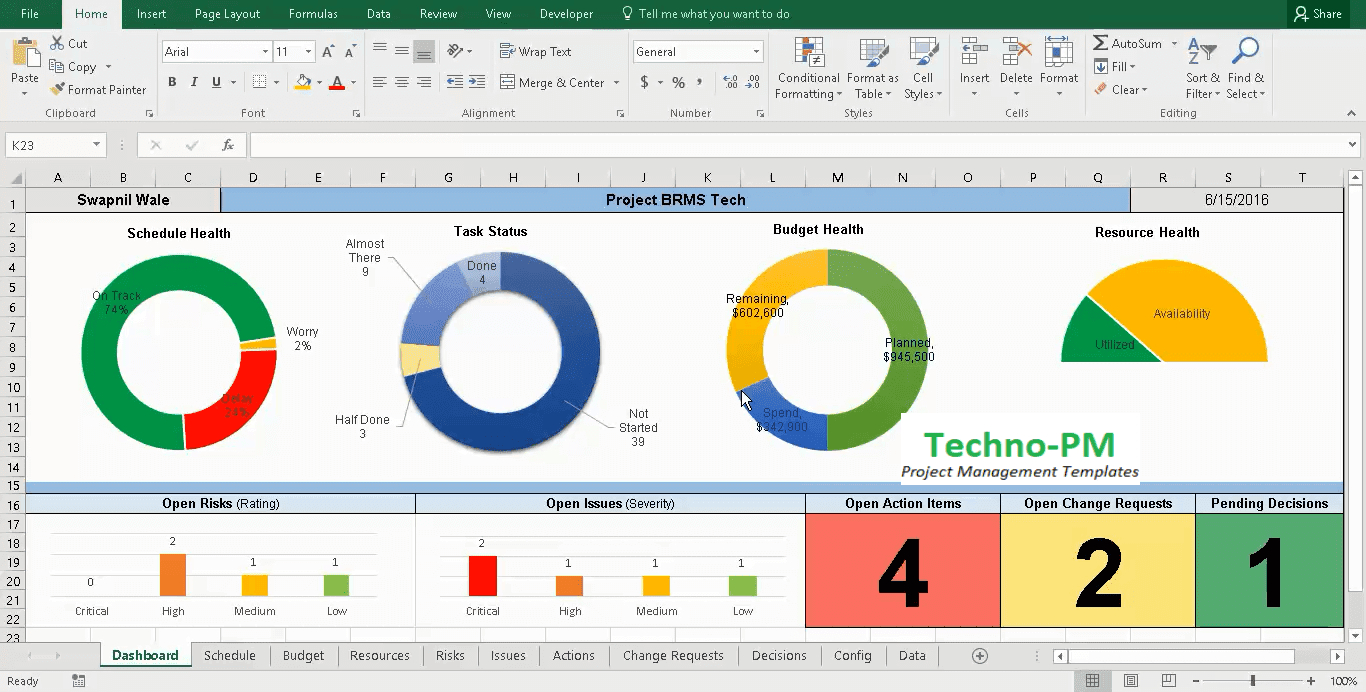 Project Tracking Sheet Excel Template Tracking Spreadshee Project