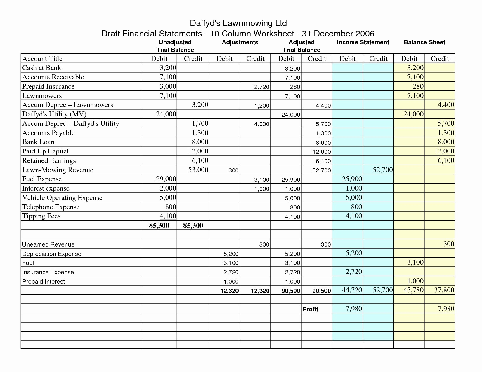 Small Business Accounting Excel Template