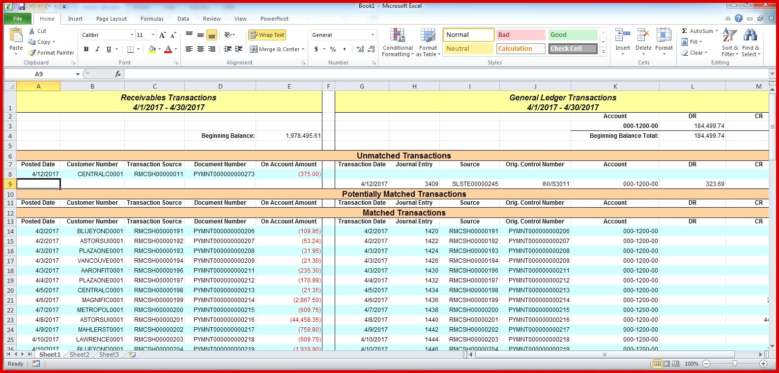 Accounts Payable Reconciliation Spreadsheet Spreadsheet Downloa