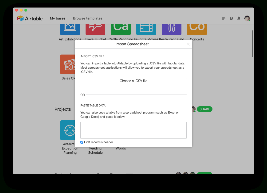 Airtable Spreadsheet Spreadsheet Downloa Airtable Import Spreadsheet 