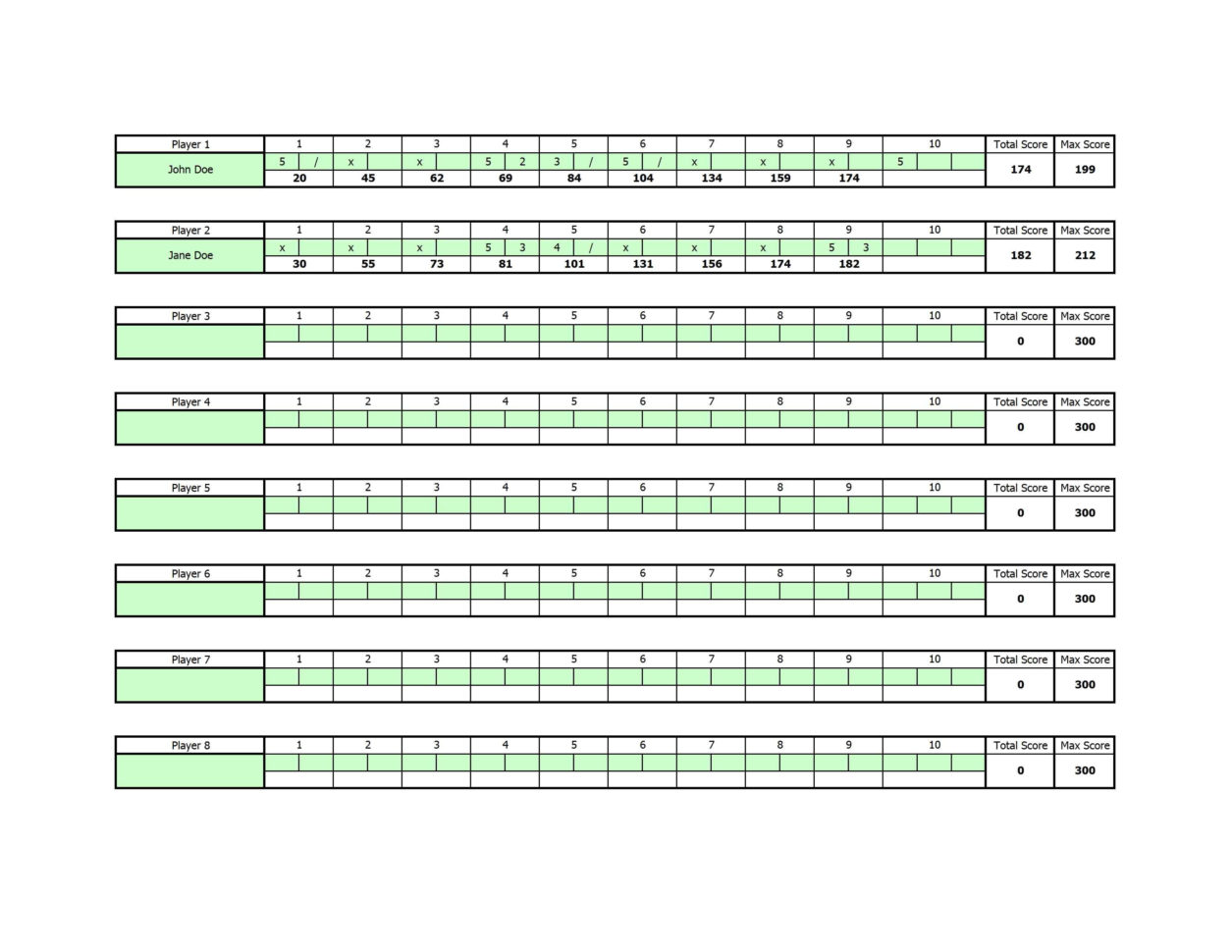 bowling-spreadsheet-formula-pertaining-to-free-bowling-score-sheet