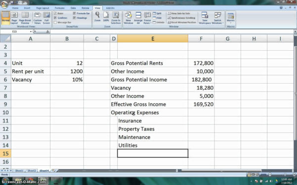 Cap Rate Spreadsheet Google Spreadshee Cap Rate Template. Rental 