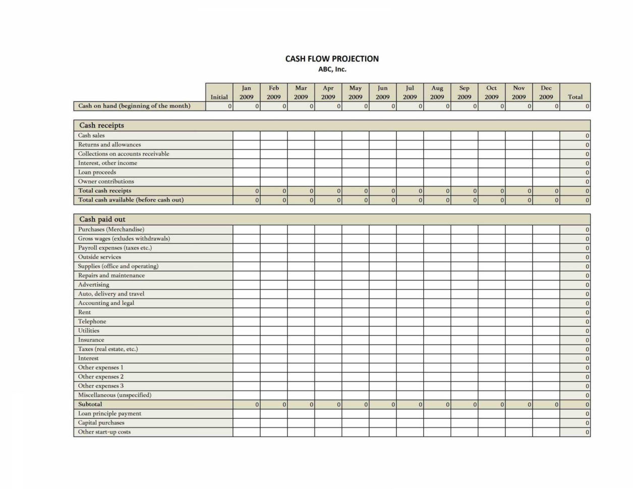 Download Excel Accounting Worksheet Template