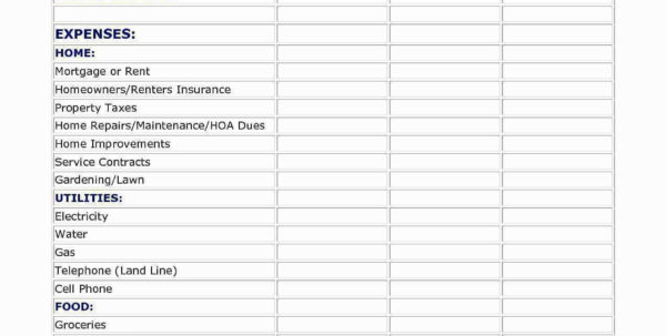 Child Expenses Spreadsheet Spreadsheet Downloa Child Expenses ...