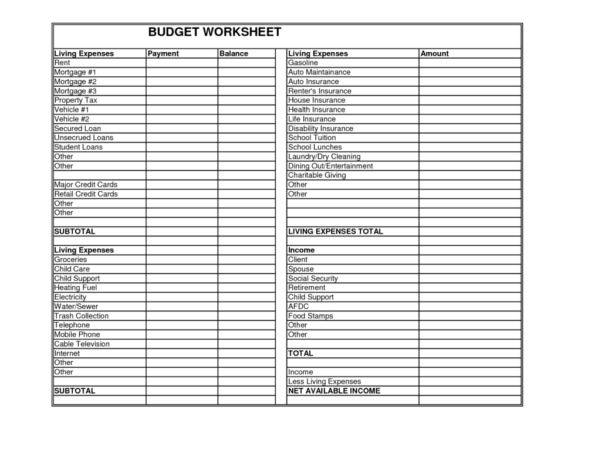 Child Expenses Spreadsheet Spreadsheet Downloa child expenses