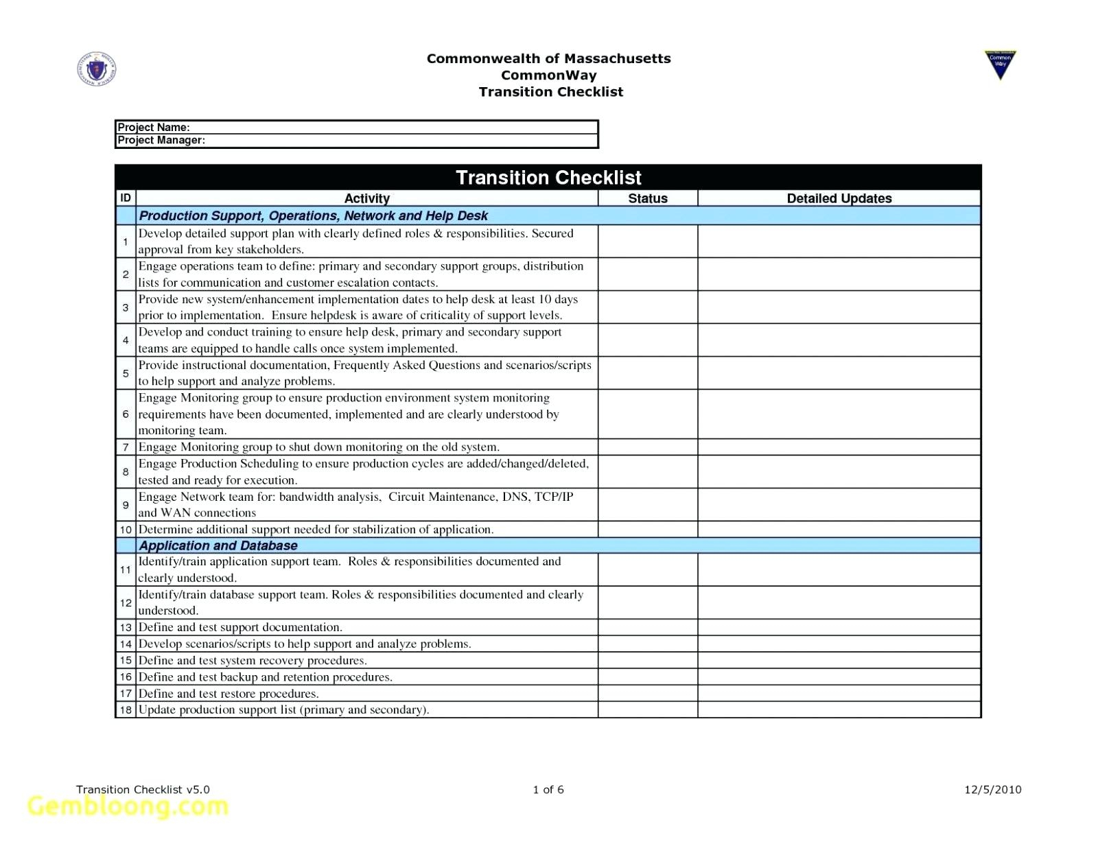 Construction Project Management Spreadsheet In Free Project Management