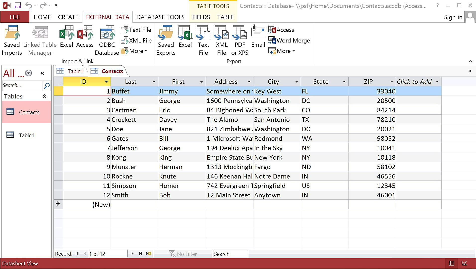 Access 2013 Import Multiple Excel Worksheets