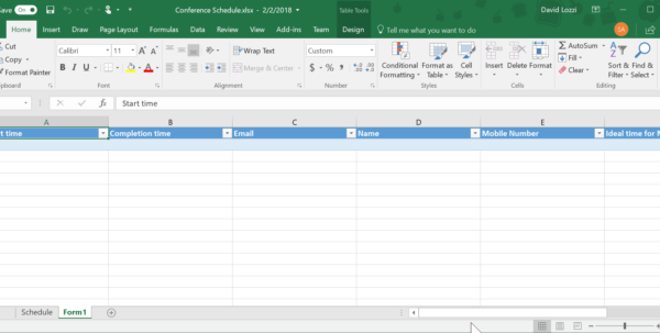 Create A Form In Excel To Populate A Spreadsheet Google Spreadshee