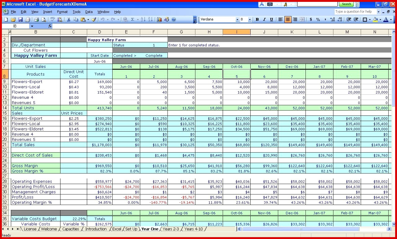 bookkeeping in excel format free download