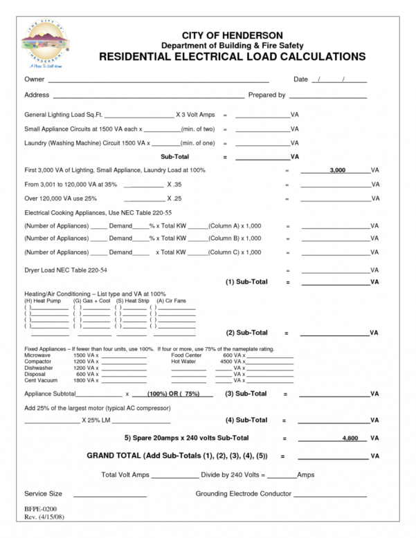 Electrical Load Analysis Spreadsheet Google Spreadshee marine