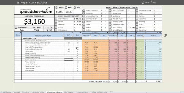 Estate Executor Spreadsheet Uk Printable Spreadshee Estate Executor Spreadsheet Uk 1020