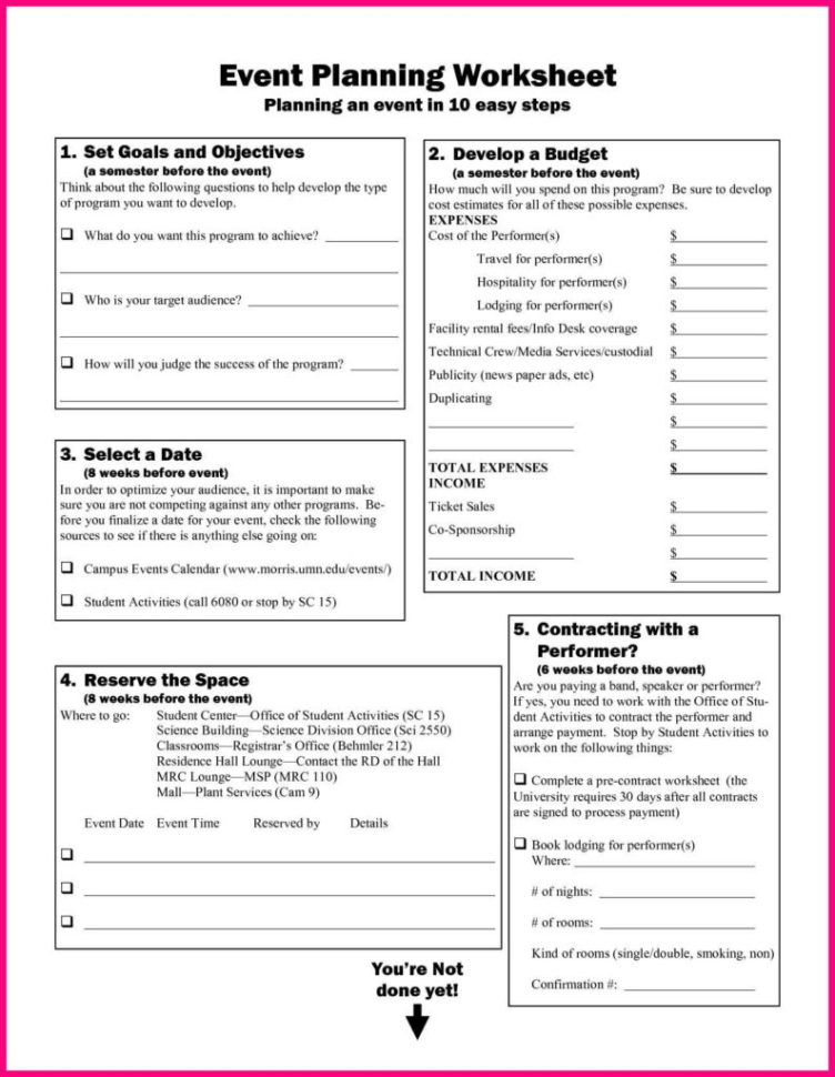 Event Planning Spreadsheet Excel Free Spreadsheet Downloa Event