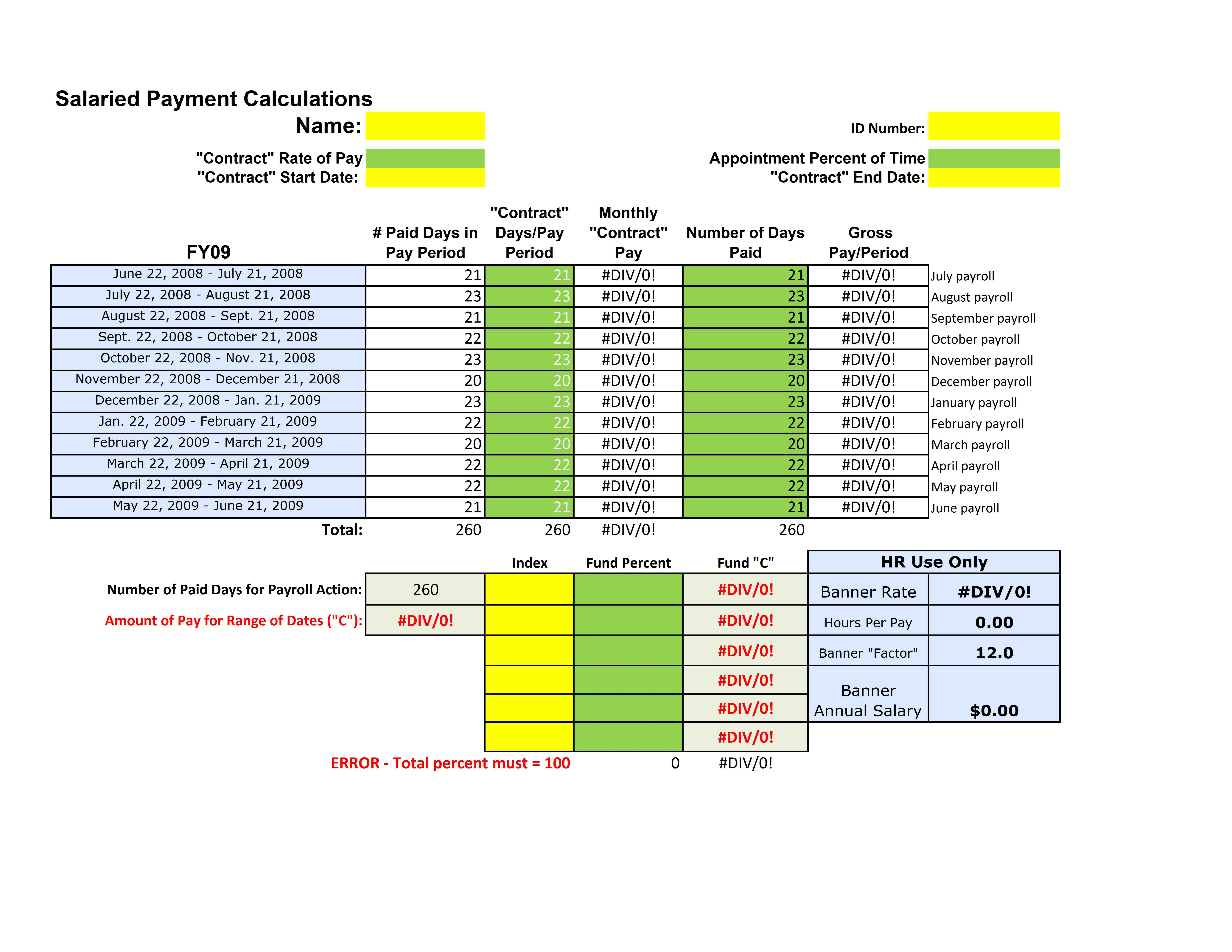 How To Create A Payroll Template In Excel