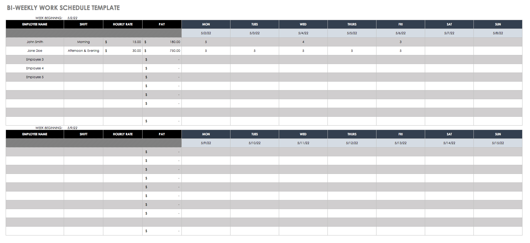 Excel Spreadsheet Scheduling Employees Google Spreadshee Excel