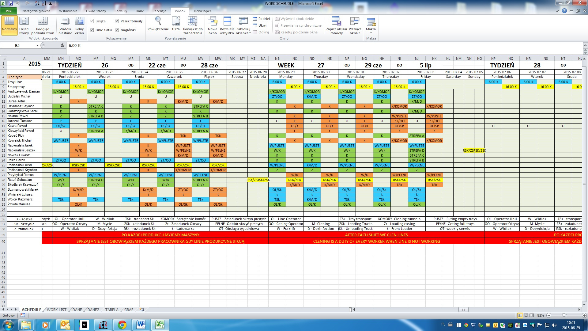 Employee Schedule Spreadsheet Download Shift Work Calendar Template Free