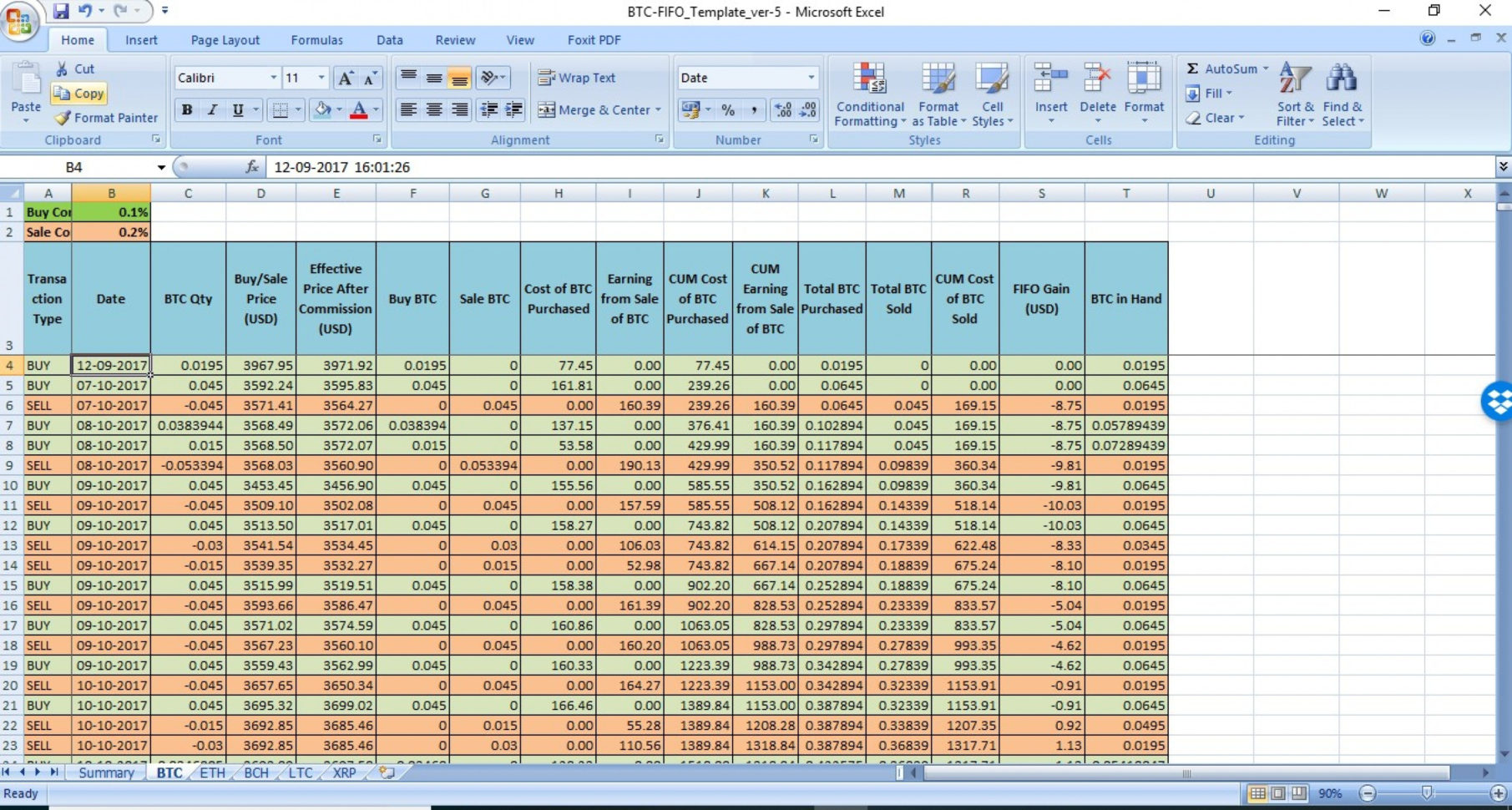 Fifo Spreadsheet Payment Spreadshee fifo inventory ...