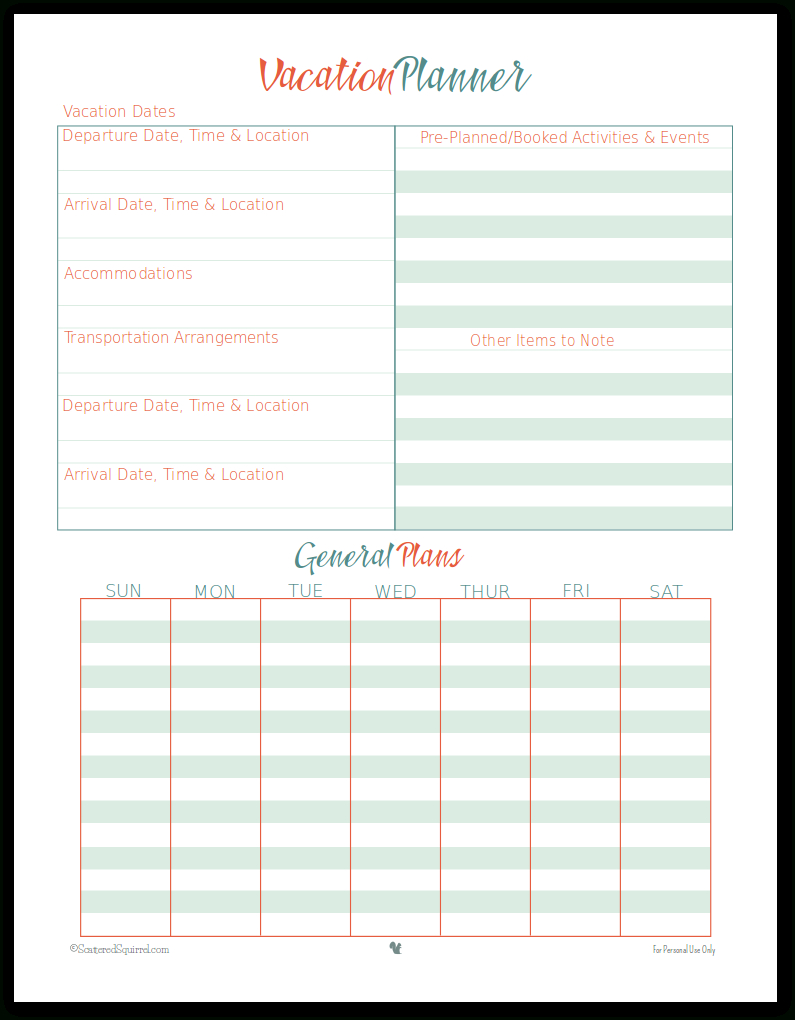 Holiday Planning Spreadsheet Google Spreadshee holiday planning