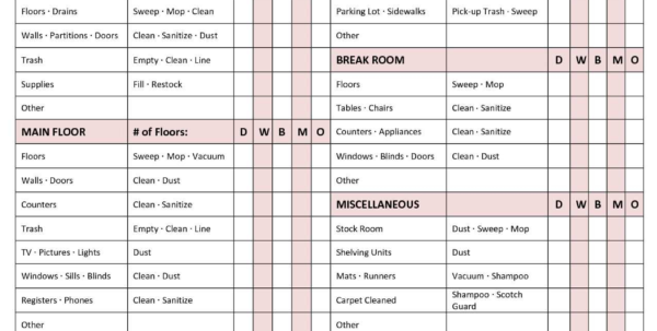  House Cleaning Pricing Spreadsheet Spreadsheet Downloa House Cleaning 