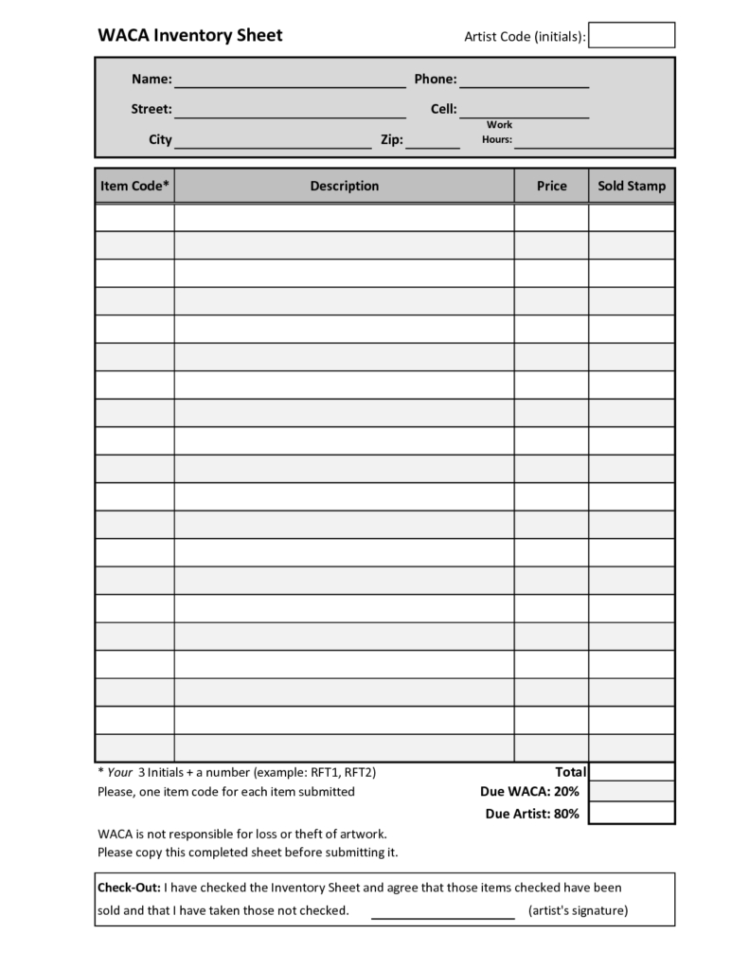 Inventory Household Items Excel Spreadsheet Spreadsheet Downloa