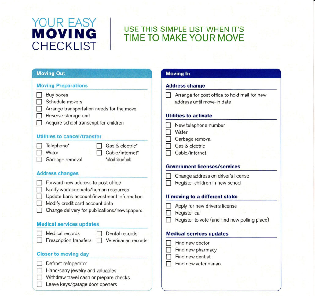 Moving Checklist Spreadsheet Google Spreadshee Office Moving Checklist 