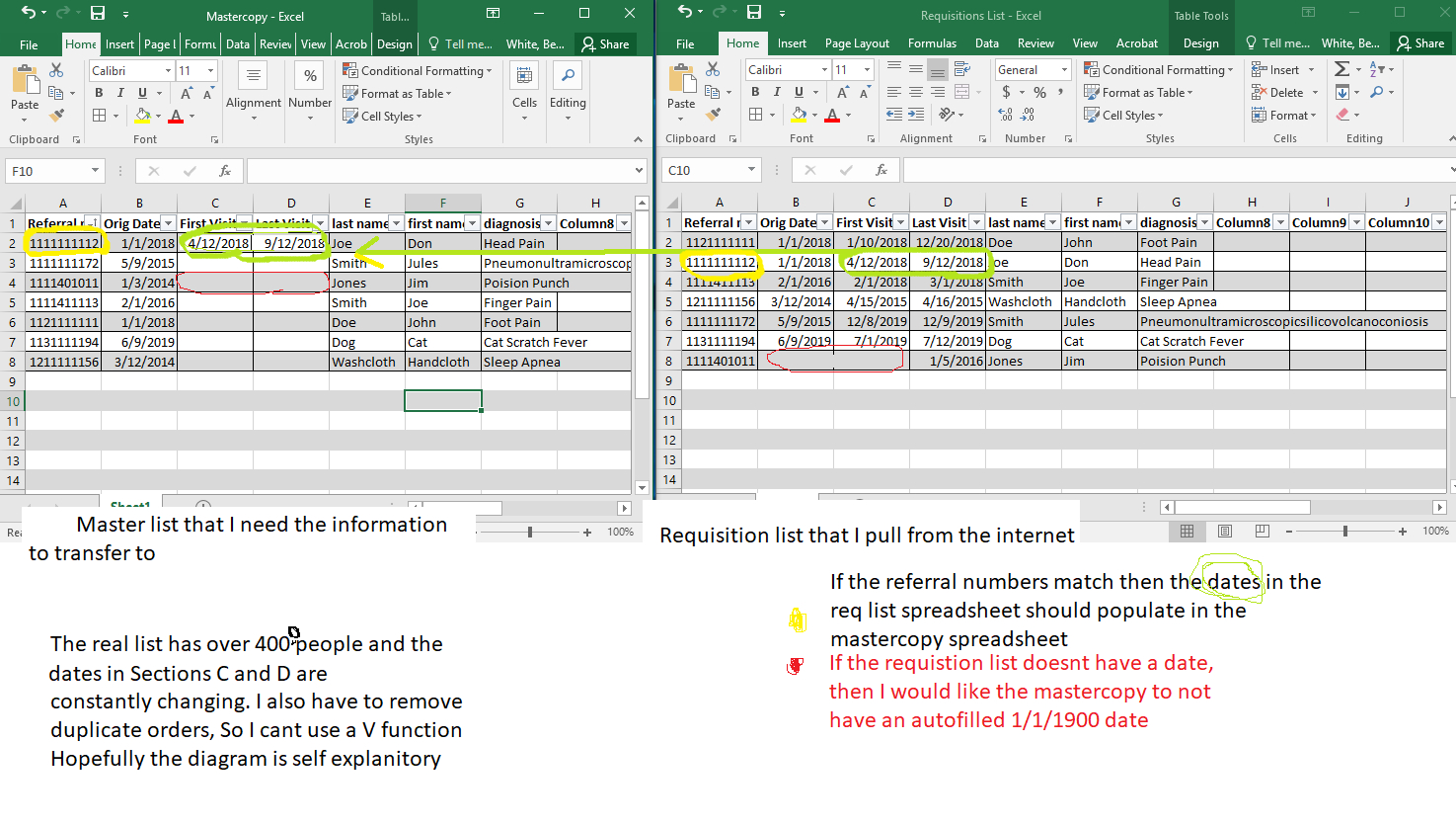 Need A Spreadsheet Intended For Excel Spreadsheet Transferring Cells Stack Overflow ...