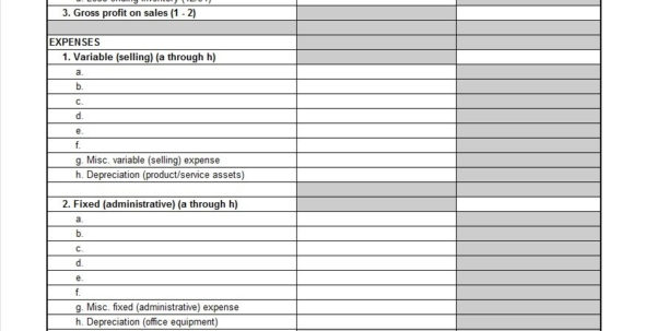 Operating Expenses Spreadsheet Spreadsheet Downloa Restaurant Operating 