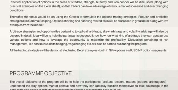 Options strategies xls
