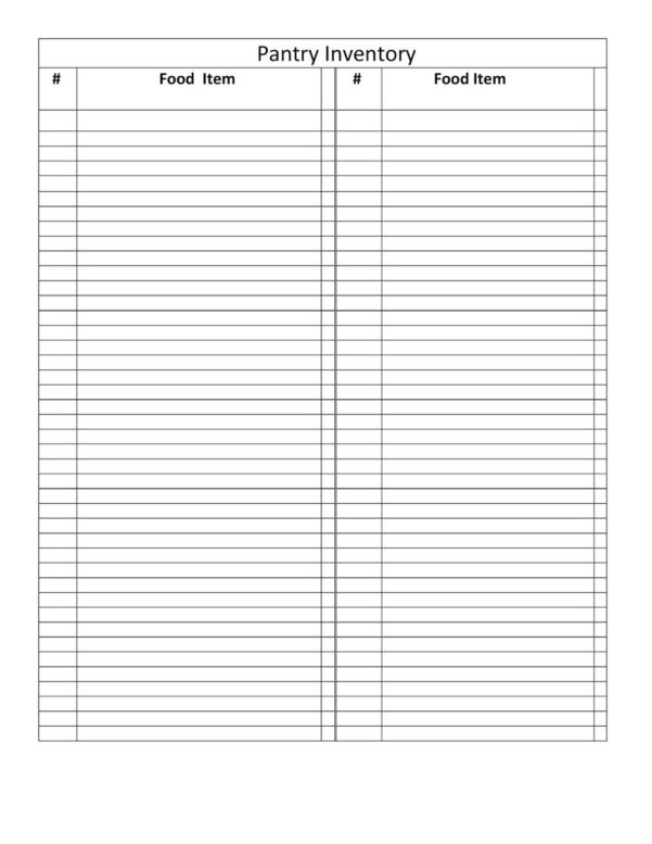 Pantry Inventory Spreadsheet Google Spreadshee pantry inventory spreadsheet.