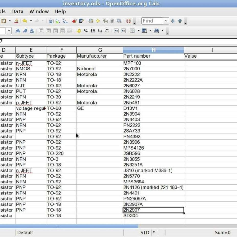 Parts Inventory Spreadsheet Spreadsheet Downloa parts inventory