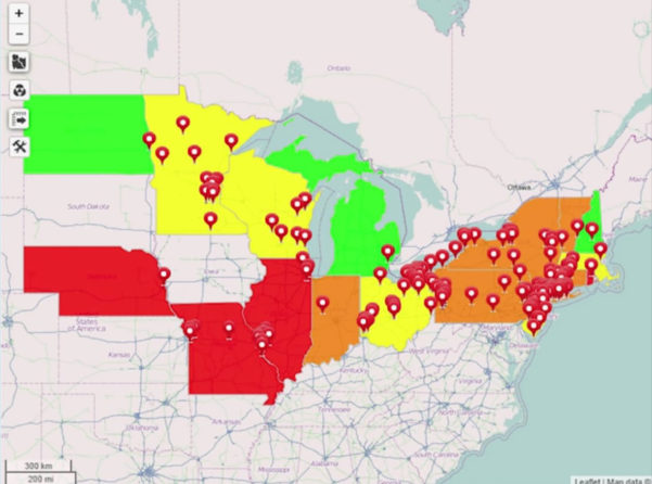 Plot Locations On Google Maps From Spreadsheet Spreadsheet Downloa plot