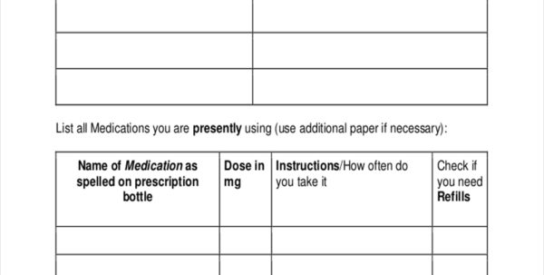 Prescription Refill Spreadsheet Spreadsheet Downloa prescription refill ...