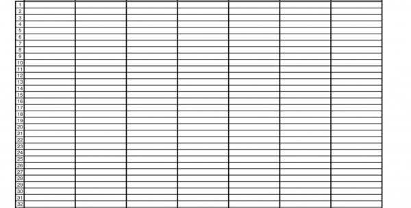 Free Printable Spreadsheets With Lines Pdf