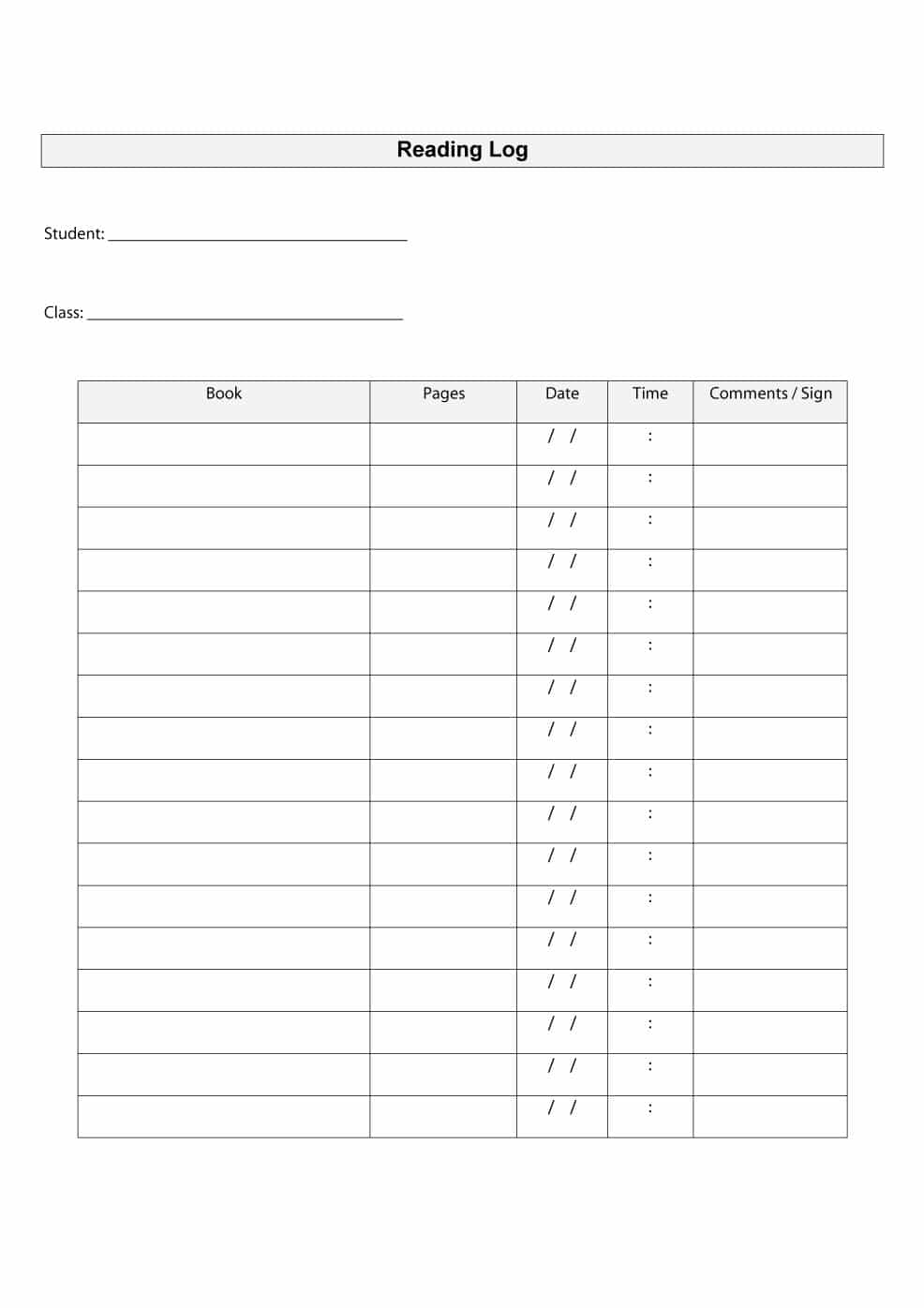 Reading Log Spreadsheet Google Spreadshee Reading Log Printable High