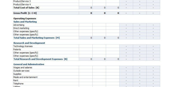 Restaurant Profit And Loss Spreadsheet Spreadsheet Downloa Restaurant 