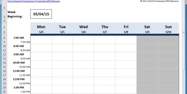 Staff Rota Spreadsheet Within Free Employee And Shift Schedule ...